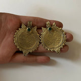 Emerald Gold Afghan Studs
