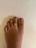 Gold Lotus Toe/ Midi Ring