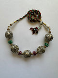 Vintage Handmade Afghan Ball Choker