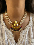 Gold plated Chandtara Real Pearl Choker