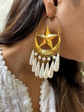 Gold Plated Chand Baliyaan