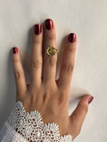 Chandtara Ring in Gold Polish
