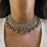 Silver Afghan Choker