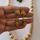 Indian Antique Gold Matar mala