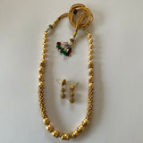 Indian Antique Gold Matar mala