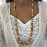 Indian Antique Gold Matar mala