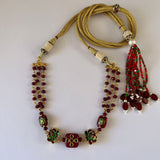 Ruby Meena Lotus Choker