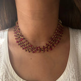 Ruby x Gold Woven Choker