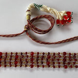 Ruby x Gold Woven Choker