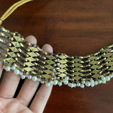 Woven Pearl Afghan Choker
