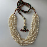 Twisted Real Pearl Mala