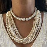 Twisted Real Pearl Mala