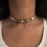 Minimalistic Indian Meena Choker