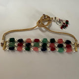 Quirky Colourful Pearl Choker