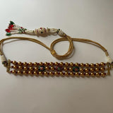 Gold Pearl x Meena Choker