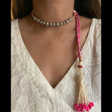 Silver Indian Minimal Choker