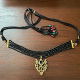 Black Aqeeq Surma Choker