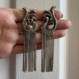 Chain Pecock Earrings