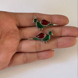 Meena Parrot Studs