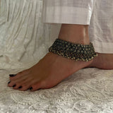 Old Afghan Anklet with antique Polish  (PAIR)