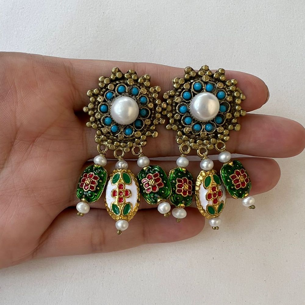 Feroza Afghan x Meena Earrings