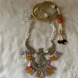 Set of Choker, Earrings, Mala & a pair of Bangles