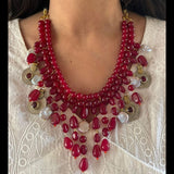 Ruby Quirky Coin mala