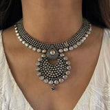 Traditional Indian Silver choker