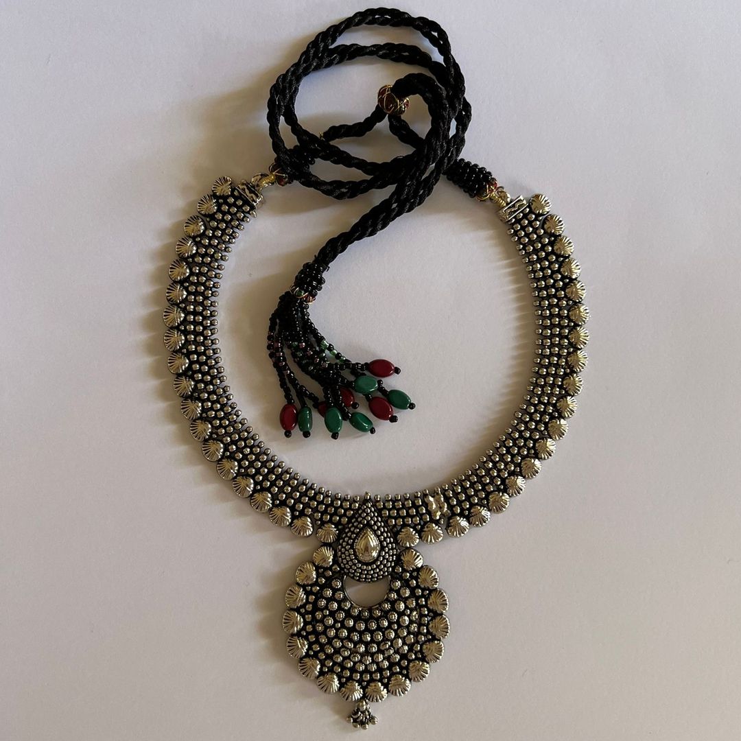 Traditional Indian Silver choker
