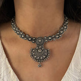 Traditional Indian Silver choker