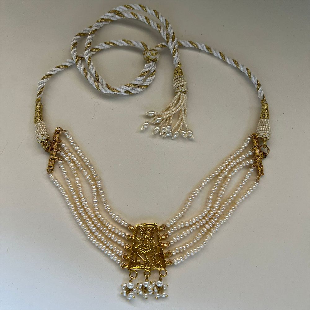 Old Chandtara GOLD plated Pearl Guluband
