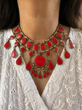 Basic Red Aqeeq Choker