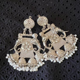 Elephant Silver Jhumke