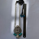 Statement Silver x Turquoise Mala