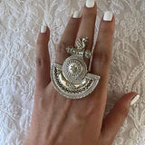 Swan Silver Ring