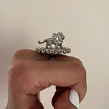 Lion Silver Ring