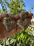 Silver Plated Pan Earrings